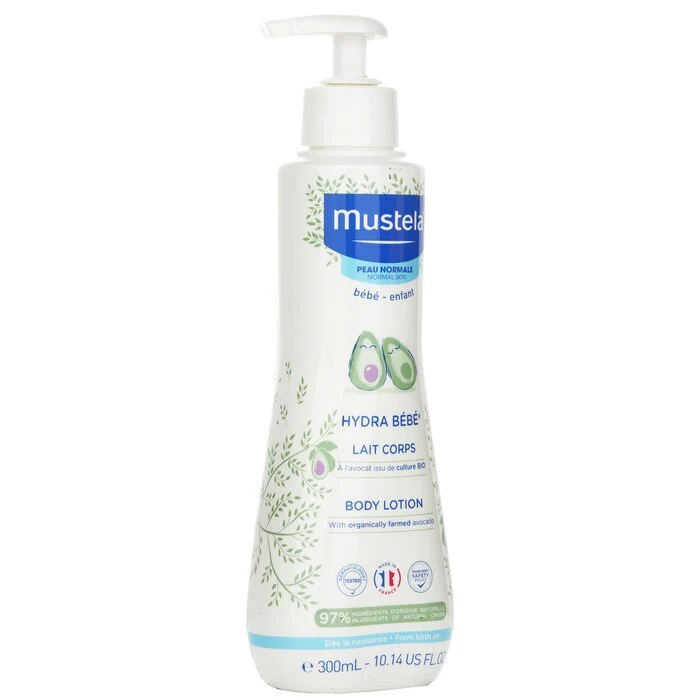 Mustela Hydra-Bebe Body Lotion With Organic Avocado - Normal Skin 300ml/10.14oz - Image 2