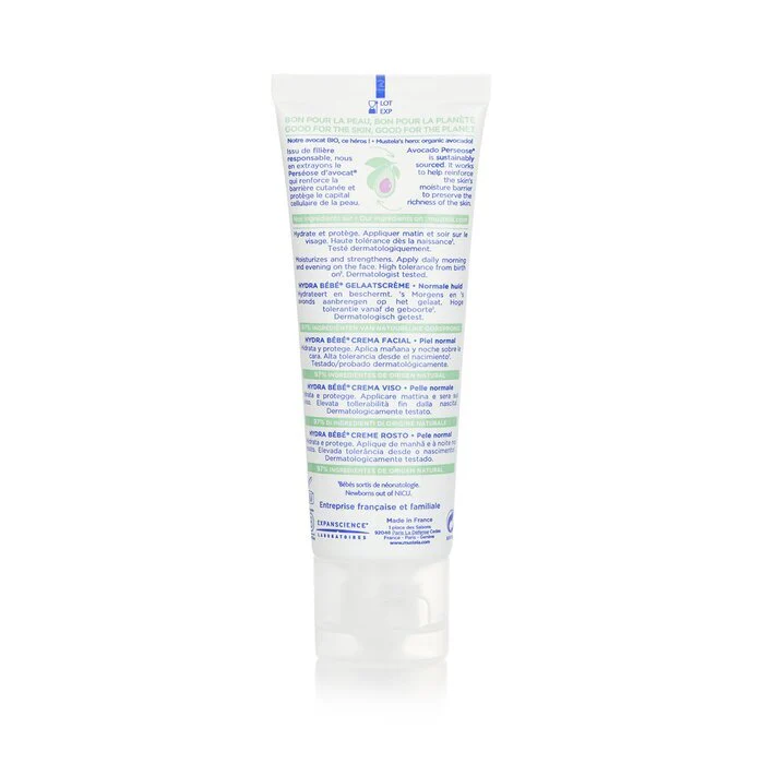 Mustela Hydra-Bebe Facial Cream With Organic Avocado - Normal Skin 40ml/1.35oz - Image 3