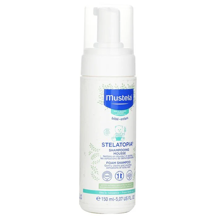 Mustela Stelatopia Foam Shampoo (Gently Cleans and Soothes Sensations of Itchy Skin) 150ml/5.07oz - Image 2