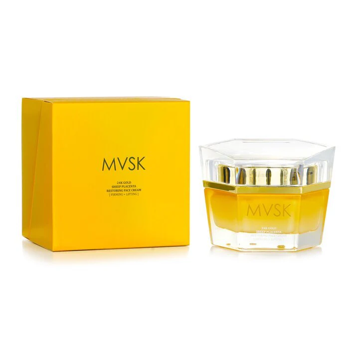 MVSK 24K Gold Sheep Placenta Restoring Face Cream 50ml - Image 2