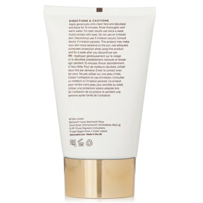 MZ Skin Radiance & Renewal AHA Instant Clarity Refining Mask 100ml/3.38oz - Image 3