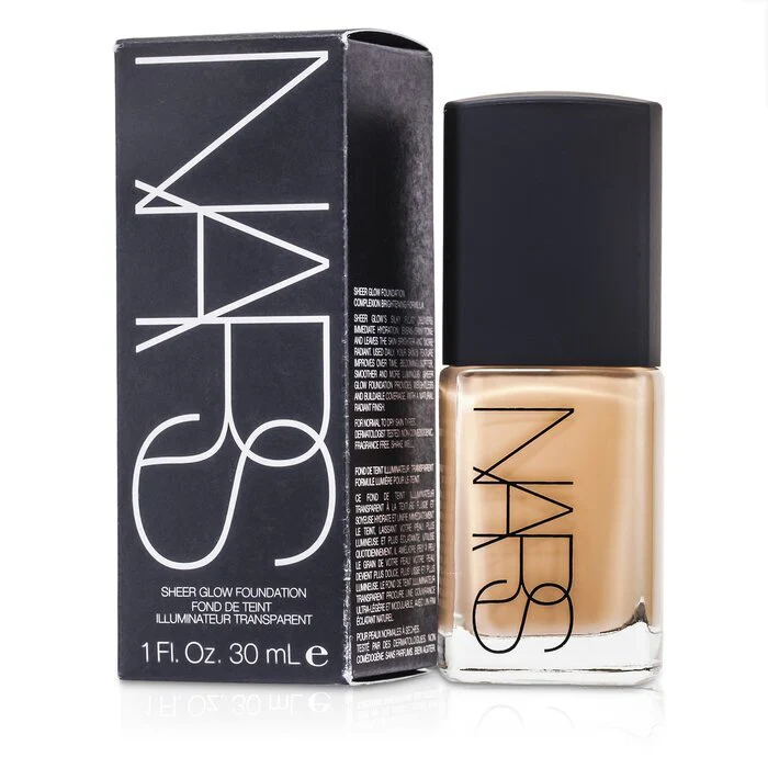 NARS Sheer Glow Foundation - Santa Fe (Medium 2) 30ml/1oz - Image 2