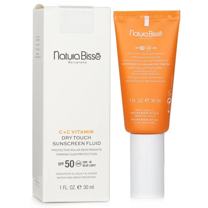 Natura Bisse C+C Vitamin Dry Touch Sunscreen Fluid Firming Sun Protection SPF 50 30ml - Image 2