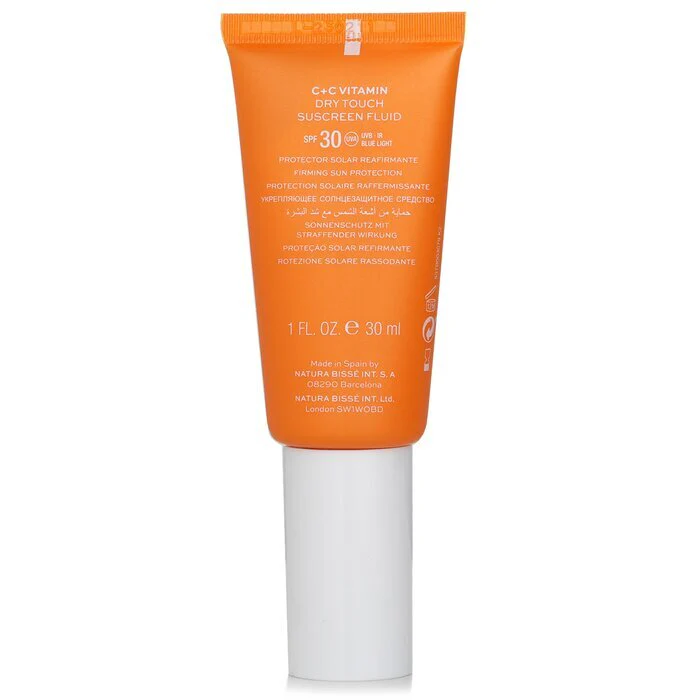 Natura Bisse C+C Vitamin Dry Touch Sunscreen Fluid Firming Sun Protection SPF30 30ml - Image 3