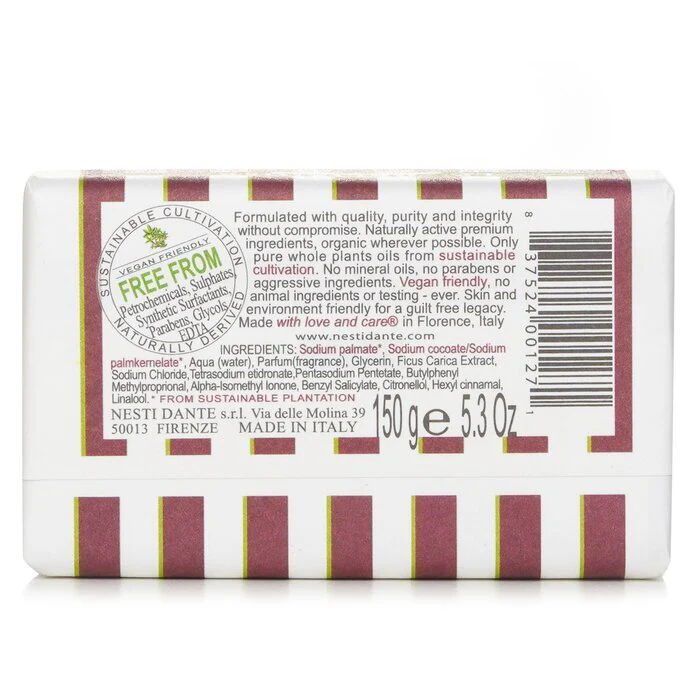 Nesti Dante Le Deliziose Natural Soap - Green Fig 150g/5.3oz - Image 3