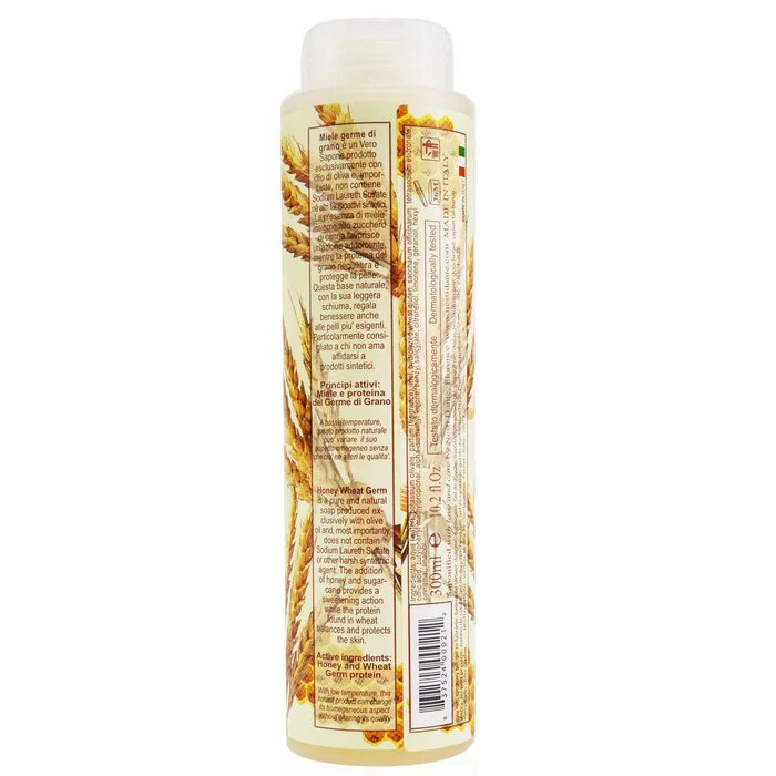 Nesti Dante Natural Liquid Soap - Honey WheatGerm (Shower Gel) 300ml/10.2oz - Image 3