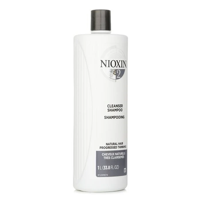 Nioxin Derma Purifying System 2 Cleanser Shampoo (Natural Hair, Progressed Thinning) 1000ml - Image 2