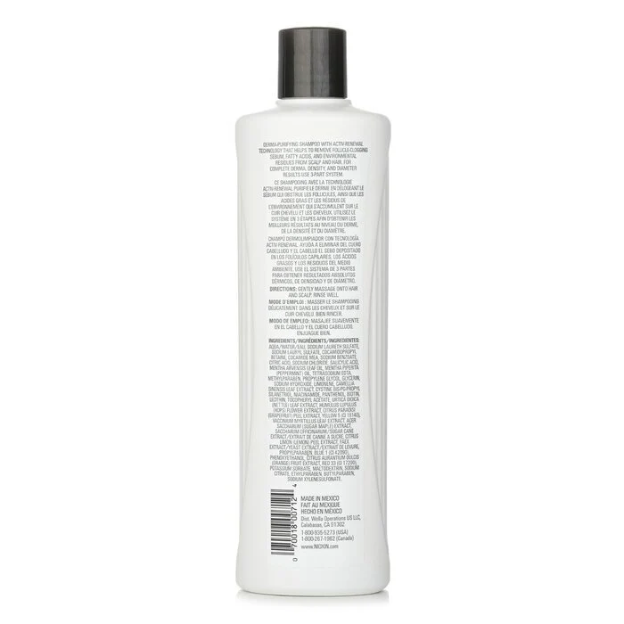 Nioxin Derma Purifying System 2 Cleanser Shampoo (Natural Hair, Progressed Thinning) 500ml - Image 3