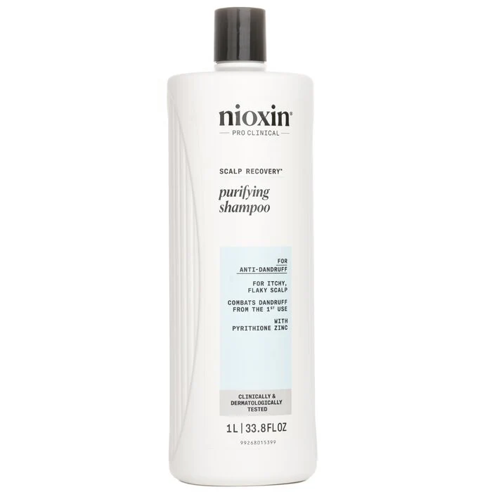 Nioxin Scalp Recovery Pyrithione Zinc Medicating Cleanser (For Itchy Flaky Scalp) (Random Packaging) 1000ml - Image 2