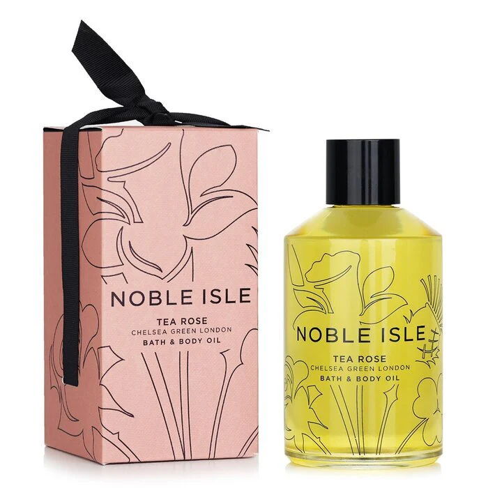 Noble Isle Tea Rose Bath & Body Oil 250ml/8.45oz - Image 2