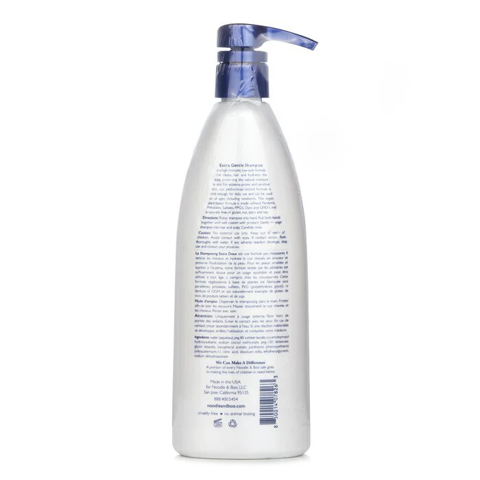 Noodle & Boo Extra Gentle Shampoo - Fragrance Free (For Eczema-Prone and Sensitive Skin) 473ml - Image 3