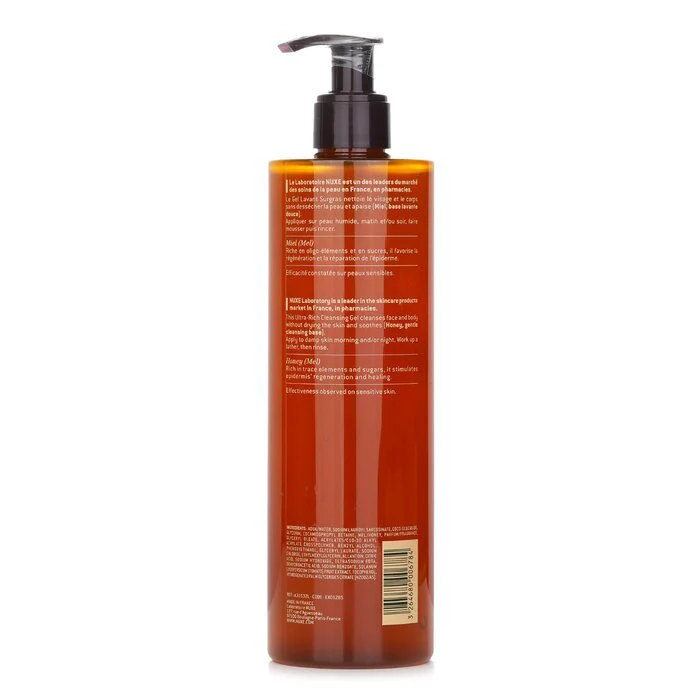 Nuxe Reve De Miel Face & Body Ultra-Rich Cleansing Gel (Dry & Sensitive Skin) 400ml/13.5oz - Image 3
