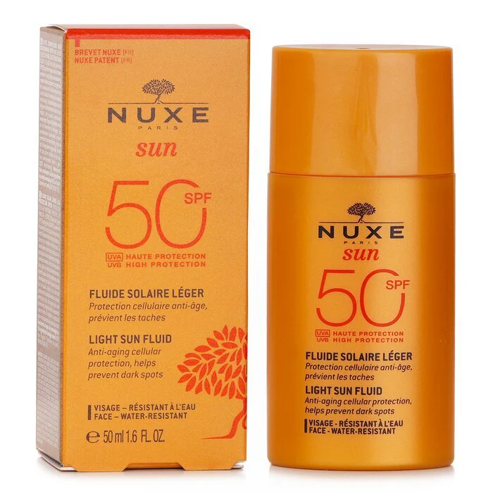Nuxe Sun Light Fluid For Face - High Protection SPF50 (For Normal To Combination Skin) 50ml - Image 2