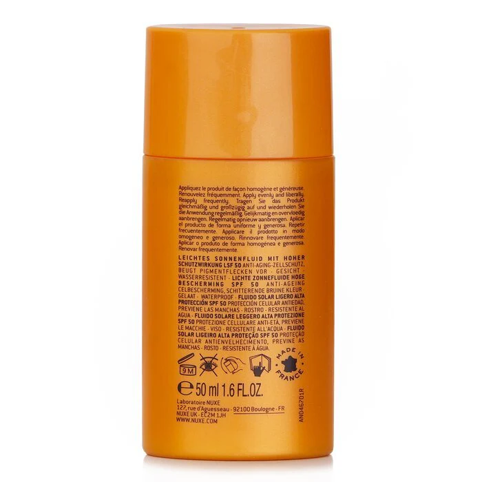 Nuxe Sun Light Fluid For Face - High Protection SPF50 (For Normal To Combination Skin) 50ml - Image 3