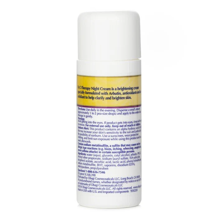Obagi-C Fx C-Therapy Night Cream (Skin Brightening Cream) 57g - Image 3