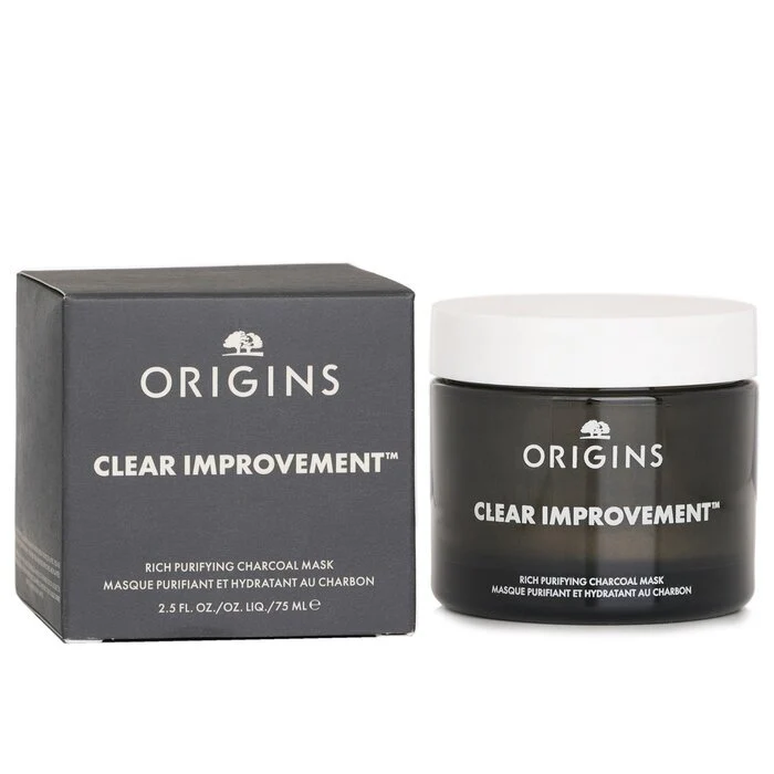 Origins Clear Improvement Rich Purifying Charcoal Mask 75ml - Image 2