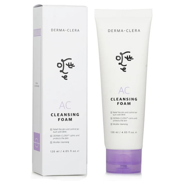 Ottie Derma Clera AC Cleansing Foam 120ml - Image 2
