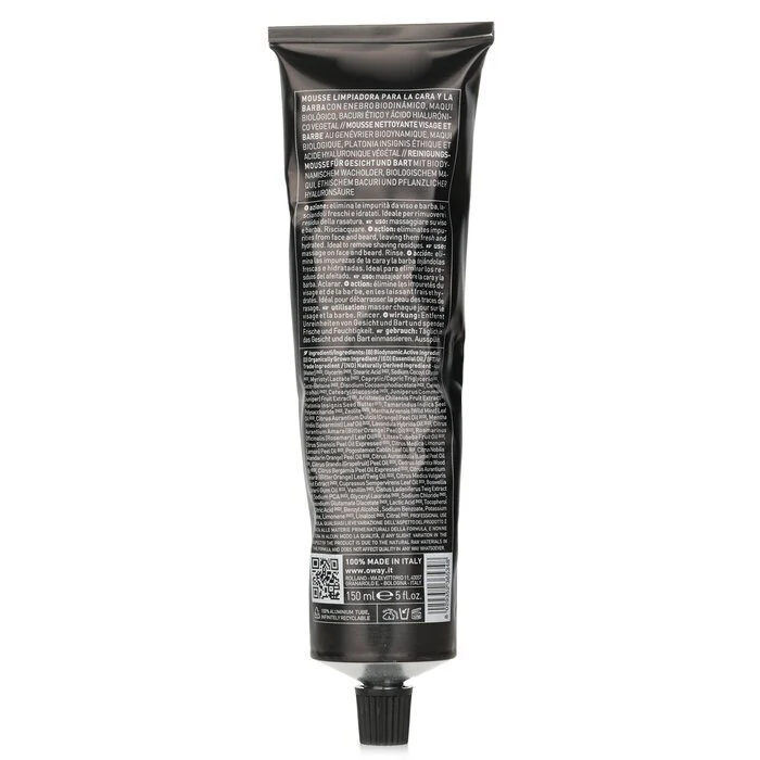 Oway Face & Beard Hydrating Cleanser 150ml - Image 3