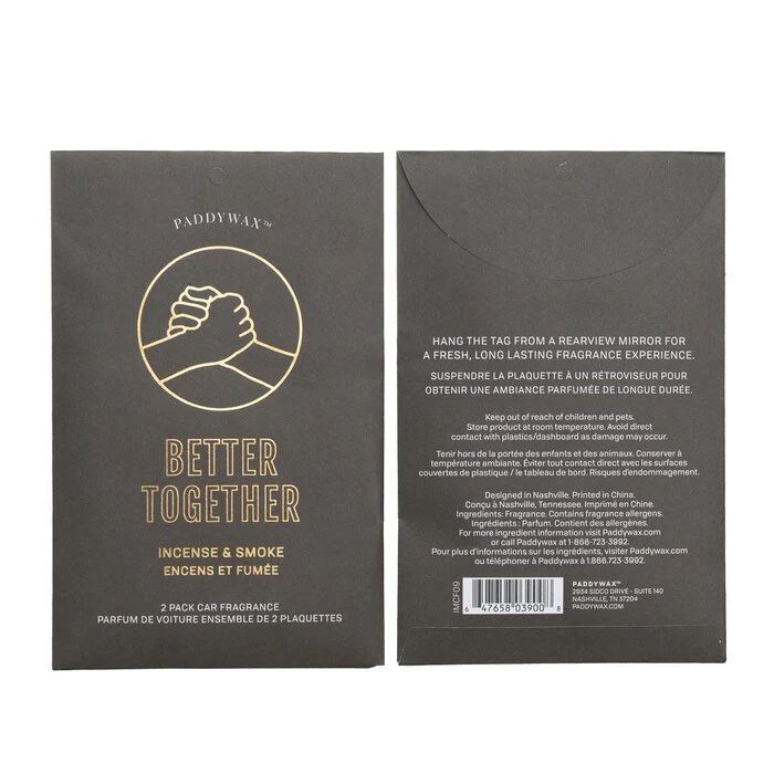 Paddywax Impressions Car Fragrance - Better Together 2packs - Image 3
