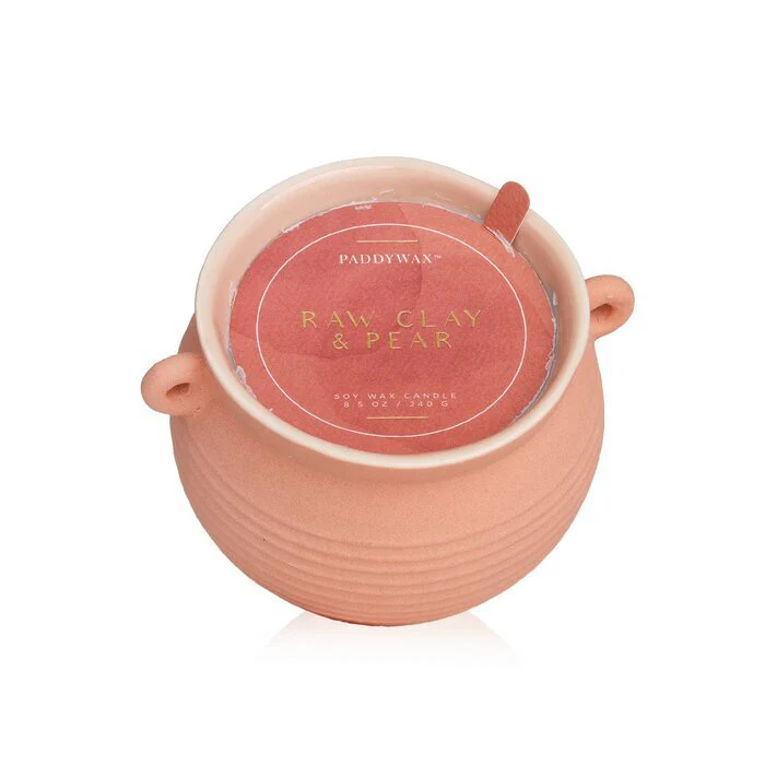 Paddywax Santorini Candle - Raw Clay & Pear 240g/8.5oz - Image 2