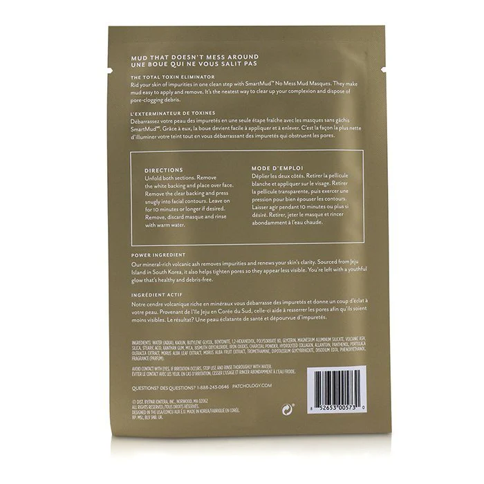Patchology SmartMud Detox No Mess Mud Mask 4x16ml/0.54oz - Image 3