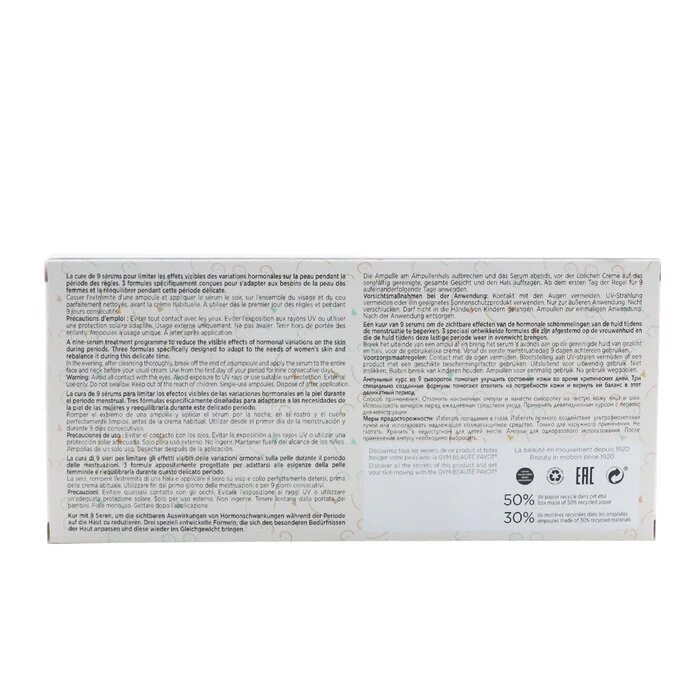 Payot My Period La Cure - 9 Rebalancing Face Serums For The Menstrual Cycle 9x1.5ml/0.05oz - Image 3