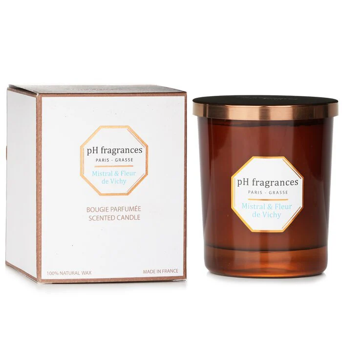 pH fragrances Scented Candle Mistral & Fleur de Vichy 180g/6.3oz - Image 2