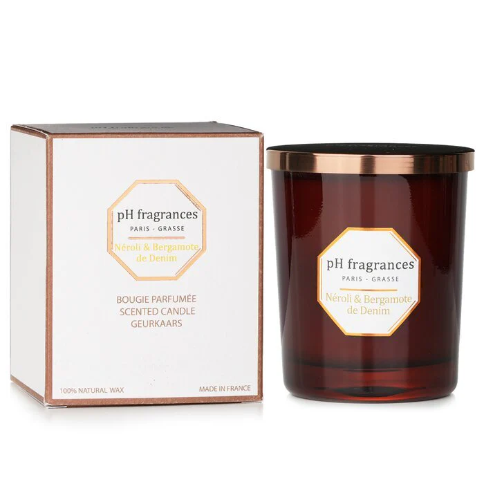 pH fragrances Scented Candle - Neroli & Bergamote De Denim 180g/6.3oz - Image 2