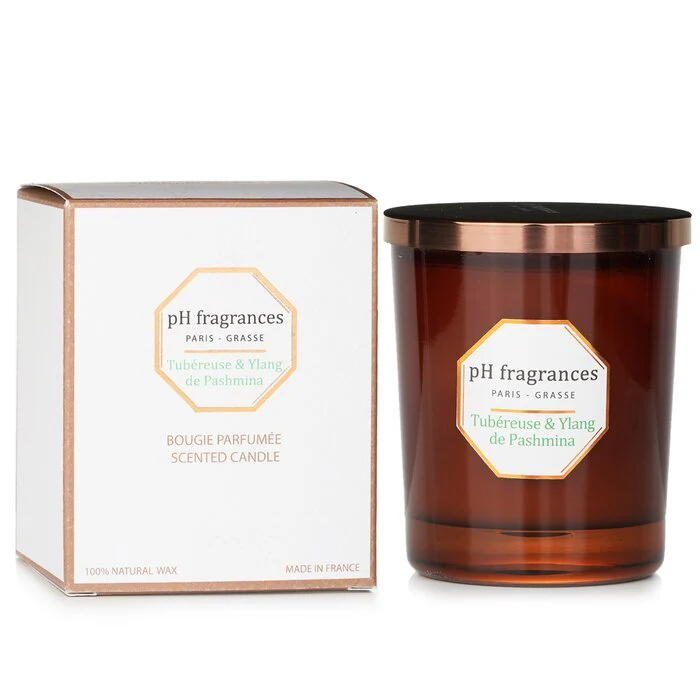 pH fragrances Scented Candle - Tubereuse & Ylang De Pashmina 180g/6.3oz - Image 2