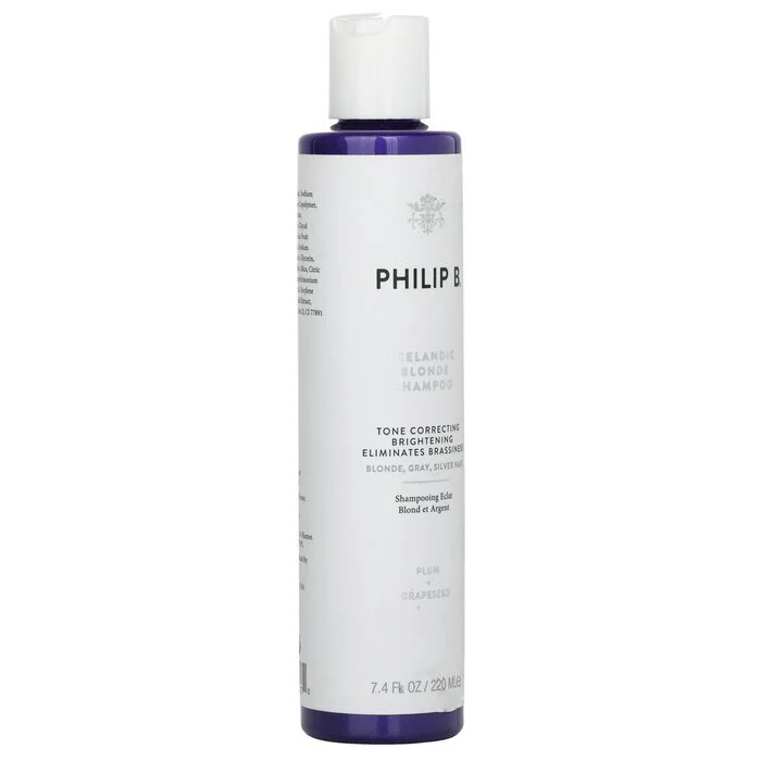 Philip B Icelandic Blonde Shampoo (Tone Correcting Brightening Eliminates Brassiness - Blonde, Gray, Silver Hair) 220ml/7.4oz - Image 2