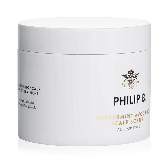 Philip B Peppermint Avocado Scalp Scrub - All Hair Types 236ml - Image 2