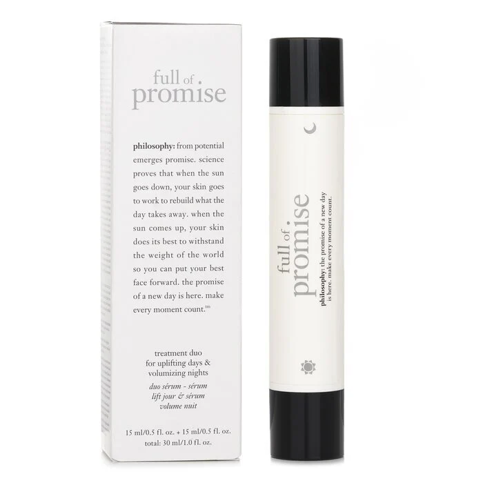 Philosophy Full Of Promise Treatment Duo For Uplifting Days & Voluminizing Nights 30ml/1oz - Image 2