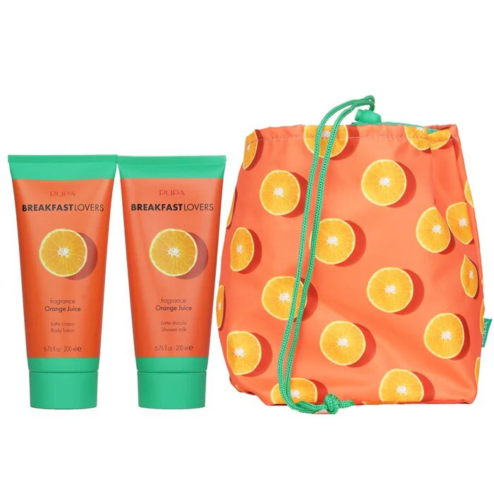 Pupa Breakfast Lovers Kit 1 Orange Juice: 2pcs+1bag - Image 2