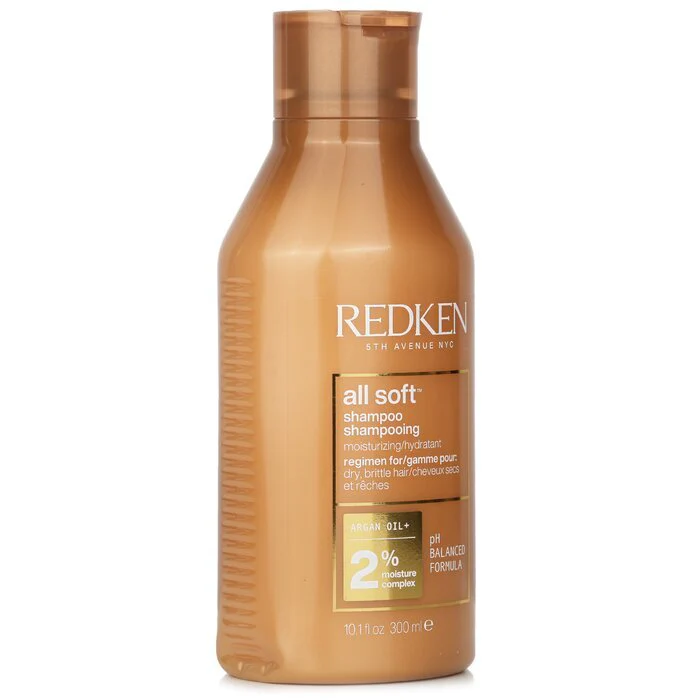 Redken All Soft Shampoo (For Dry Brittle Hair) 300ml - Image 2