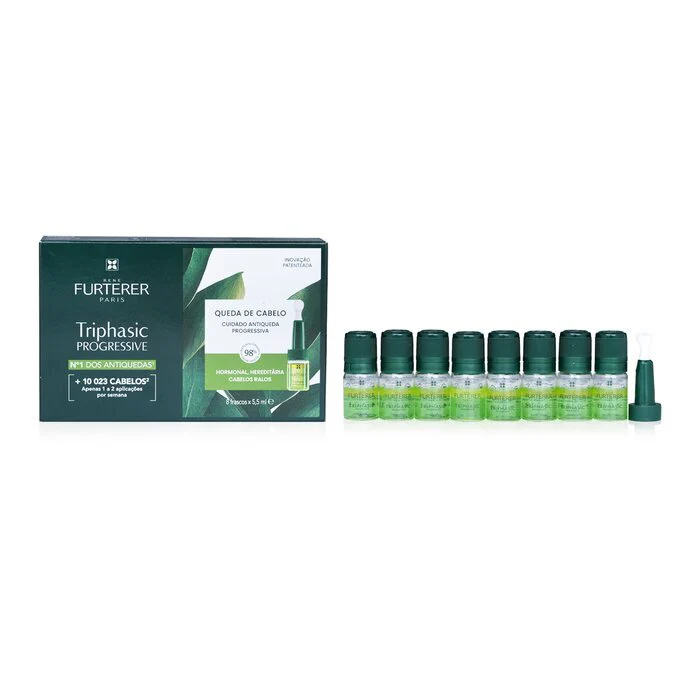 Rene Furterer Triphasic Progressive Anti-Hair Loss Treatment 8x5.5ml - Image 2