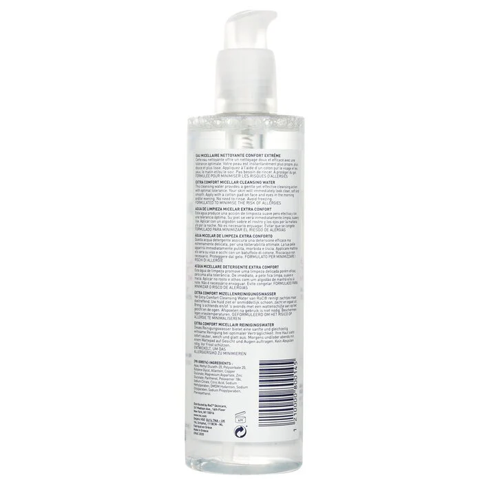 ROC Extra Comfort Micellar Cleansing Water (Sensitive Skin, Face & Eyes) 400ml - Image 3