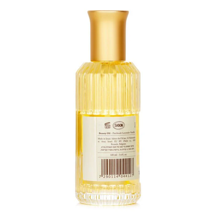 Sabon Beauty Oil - Patchouli Lavender Vanilla 100ml - Image 3