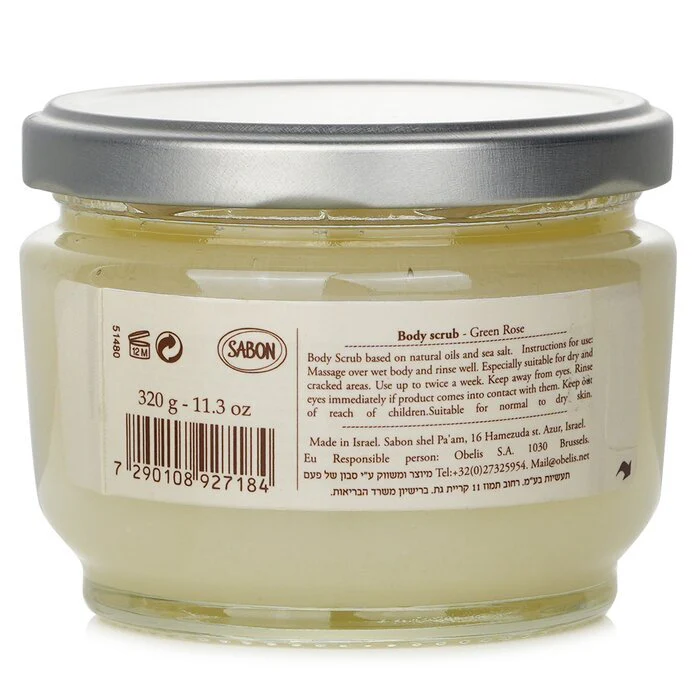 Sabon Body Scrub - Green Rose 320g/11.3oz - Image 3