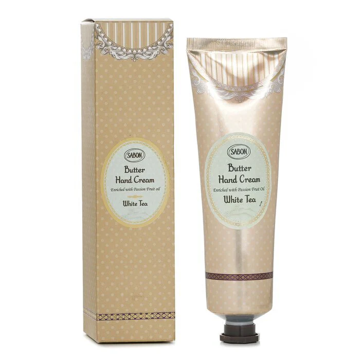 Sabon Butter Hand Cream - White Tea 75ml - Image 2