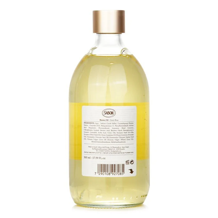 Sabon Shower Oil - Green Rose 500ml - Image 3