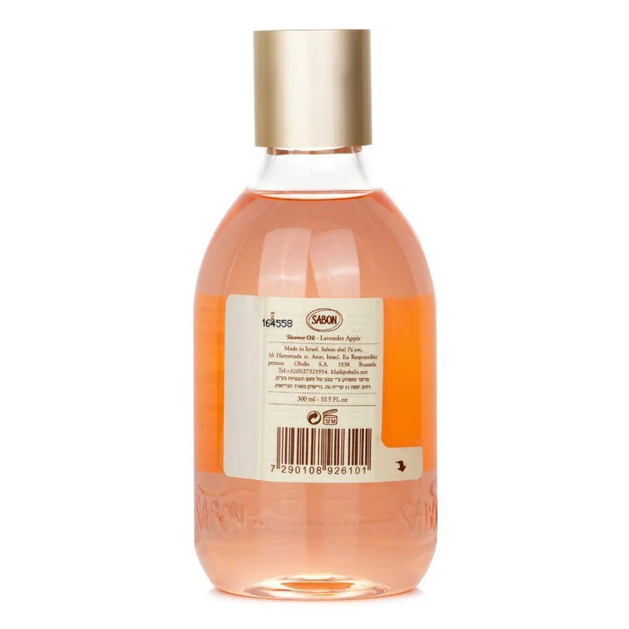 Sabon Shower Oil - Lavender Apple (Plastic Bottle) 300ml/10.1oz - Image 3
