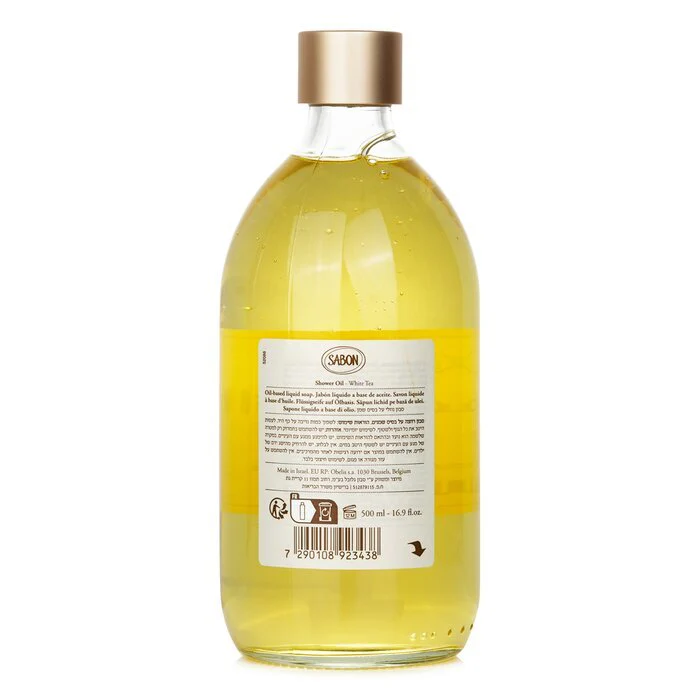 Sabon Shower Oil - White Tea 500ml - Image 3