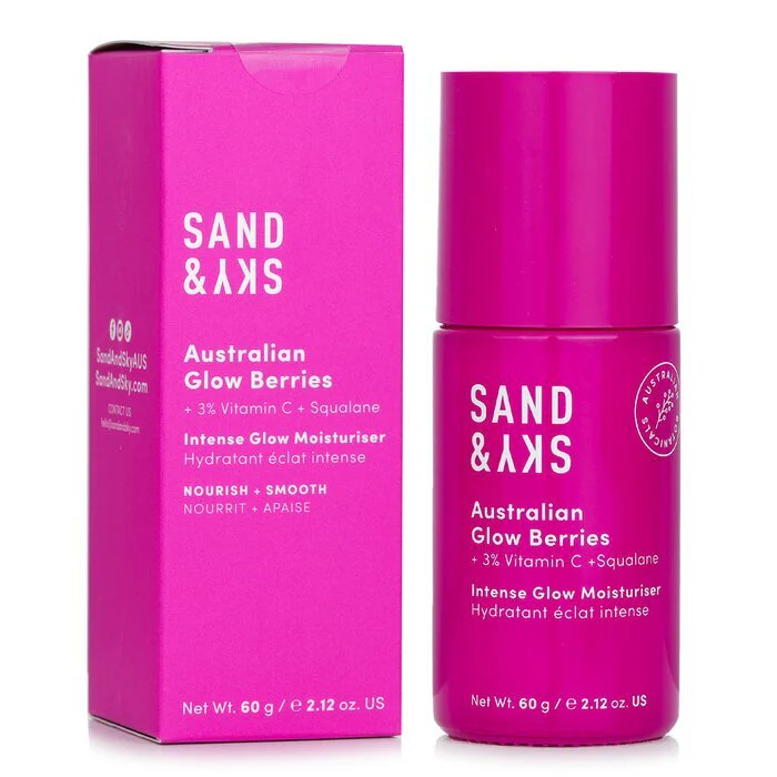Sand & Sky Australian Glow Berries Intense Glow Moisturiser - Nourish + Smooth 60ml/2.12oz - Image 2