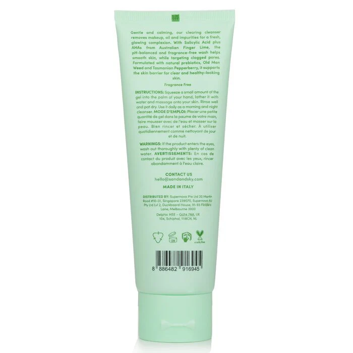 Sand & Sky Oil Control - Clearing Cleanser 120ml/4.06oz - Image 3