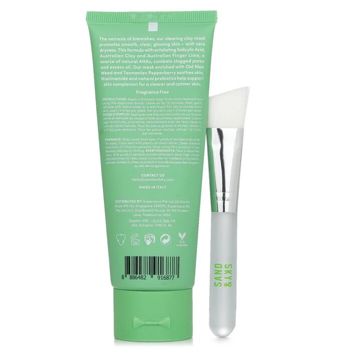Sand & Sky Oil Control - Clearing Face Mask 100g/3.53oz - Image 3