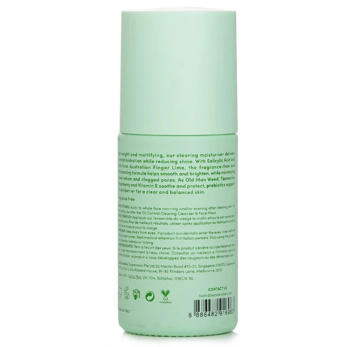 Sand & Sky Oil Control Clearing Moisturiser 60g/2.12oz - Image 3