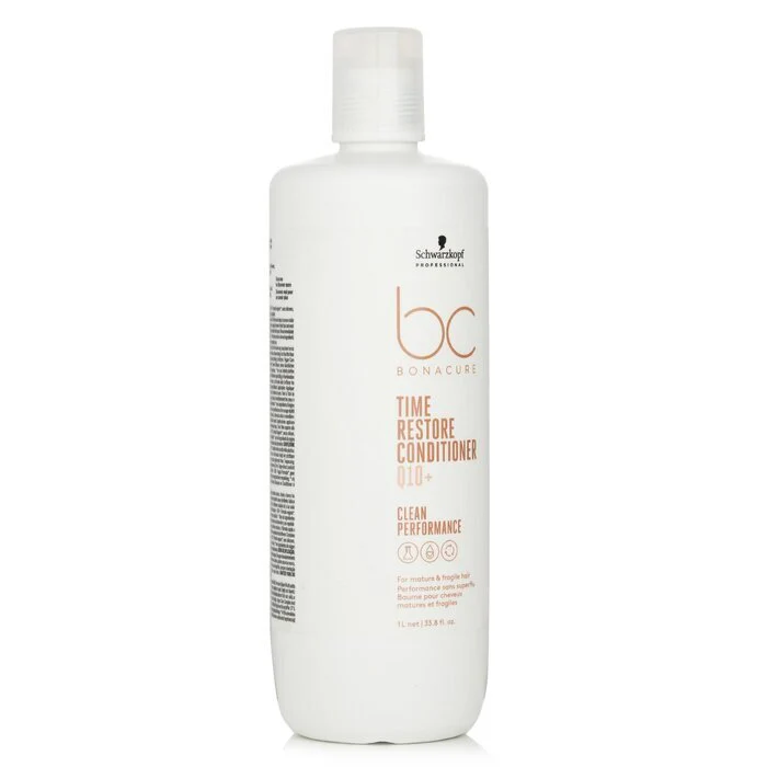 Schwarzkopf BC Bonacure Q10+ Time Restore Conditioner (For Mature and Fragile Hair) 1000ml - Image 2