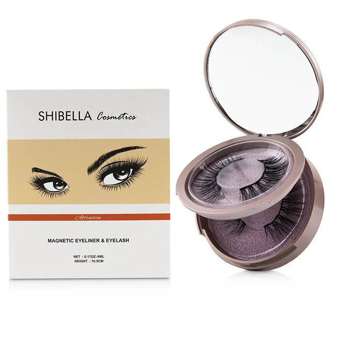 SHIBELLA Cosmetics Magnetic Eyeliner & Eyelash Kit - # Attraction 3pcs - Image 2