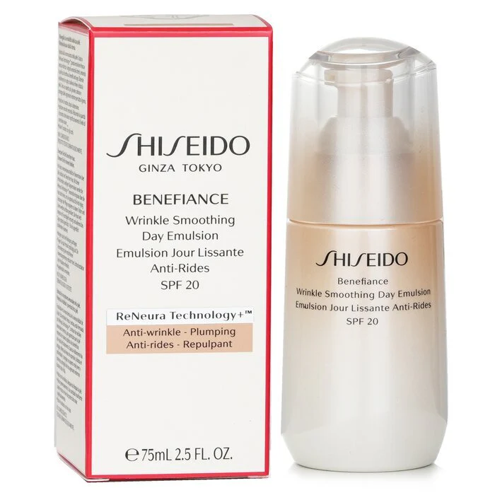 Shiseido Benefiance Wrinkle Smoothing Day Emulsion SPF 20 75ml/2.5oz - Image 2