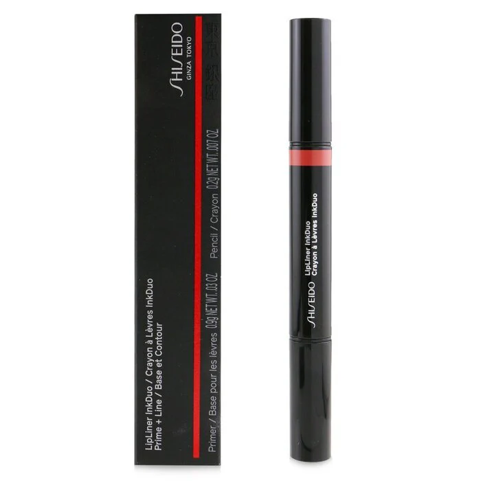 Shiseido LipLiner InkDuo (Prime + Line) - 07 Poppy 1.1g - Image 2